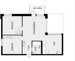 Photo 1. Apartment, Storvretsvägen, Tumba 