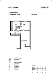 Bild 2. Lägenhet, Vallonvägen, Skultuna 