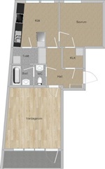 Photo 1. Apartment, Nytorgsgatan, Hallsberg 