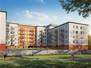 Bild 1. Lägenhet, Gamla Dalbyvägen, Lund 