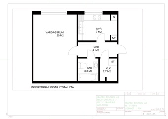 Photo 1. Apartment, Hällgumsgatan, Kramfors 
