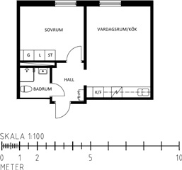 Photo 1. Apartment, Väderleden, Luleå 