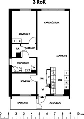 Photo 1. Apartment, Hertsötorget, Luleå 