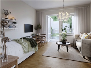 Bild 1. Lägenhet, Sparres Väg, Bro 