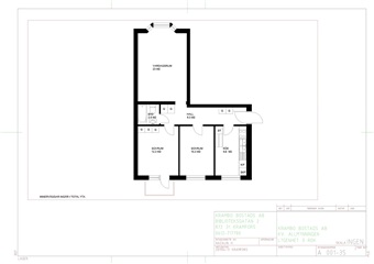 Bild 1. Lägenhet, Strandgatan, Kramfors 