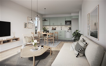 Bild 3. Lägenhet, kopparbergsvägen, Västerås 