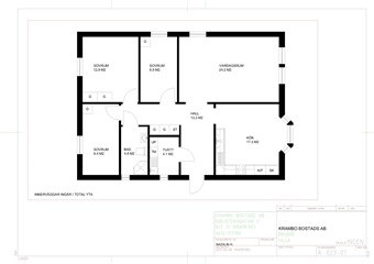 Bild 1. Lägenhet, Nävervägen, Kramfors 