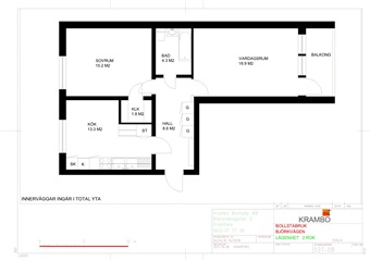 Photo 1. Apartment, Björkvägen, Bollstabruk 