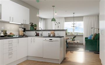 Bild 1. Lägenhet, Bågevägen, Sundsvall 