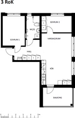 Photo 1. Apartment, Regnvägen, Luleå 