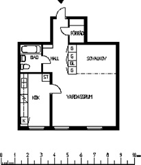 Photo 1. Apartment, Stengatan, Luleå 