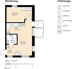 Photo 1. Apartment, Gäddviksvägen, Gammelstad 