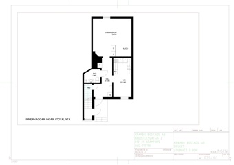 Bild 1. Lägenhet, Kontorsvägen, Kramfors 