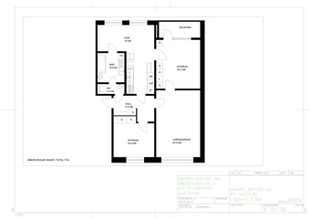 Bild 1. Lägenhet, Hällgumsgatan, Kramfors 