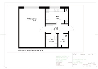 Photo 1. Apartment, Hällgumsgatan, Kramfors 