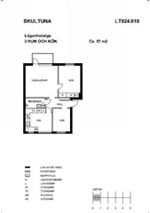 Bild 2. Lägenhet, Karl Ix:S Väg, Skultuna 