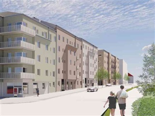 Bild 1. Lägenhet, Djurgårdsgatan, Linköping 