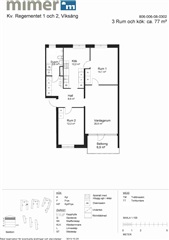 Bild 7. Lägenhet, Regementsgatan, Västerås 