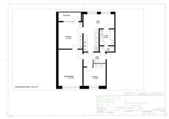 Bild 1. Lägenhet, Hällgumsgatan, Kramfors 