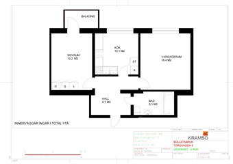 Photo 1. Apartment, Torgvägen, Bollstabruk 