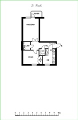 Bild 1. Lägenhet, Västra Brogatan, Luleå 