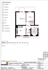 Bild 1. Lägenhet, Hyvelvägen, Kramfors 