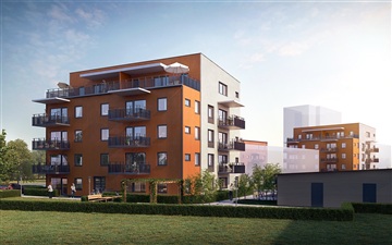 Bild 1. Lägenhet, Oxelgatan, Höganäs 