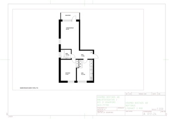 Bild 1. Lägenhet, Källgatan, Kramfors 
