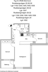 Photo 5. Apartment, Rudsbergsvägen, Karlstad 