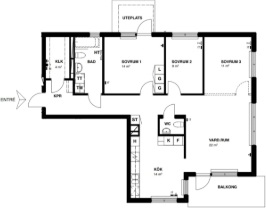 Photo 1. Apartment, Sjöflygvägen, Täby 