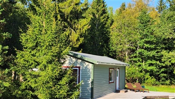 Bild 2. Stugor, Forellstigen, Värmdö 