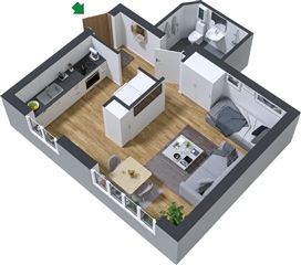 Photo 1. Apartment, Kilbygatan, Kilafors 