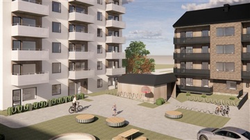 Bild 2. Lägenhet, Lagmansgatan, Umeå 
