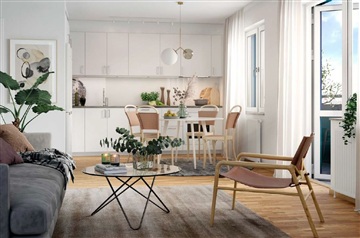 Bild 1. Lägenhet, Babordsgatan, Västerås 