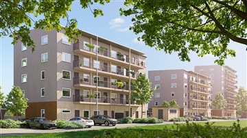 Bild 1. Lägenhet, Regementsgatan, Västerås 