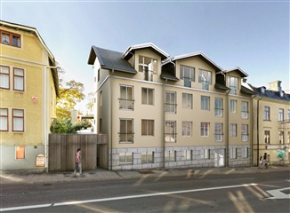 Bild 1. Lägenhet, Kungsgatan, Hudiksvall 