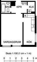 Photo 1. Apartment, Nackstavägen, Sundsvall 
