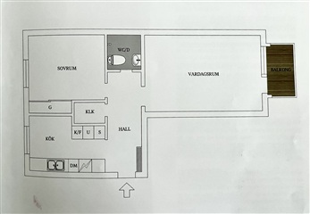 Photo 1. Apartment, Baskemöllegatan, Malmö 