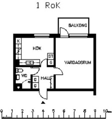 Photo 1. Apartment, docentvägen, Luleå 