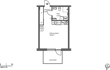 Photo 1. Apartment, Liljas Väg, Vännäs 