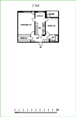 Bild 1. Lägenhet, Mjölkuddsvägen, Luleå 