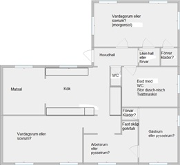 Bild 1. Lägenhet, Åsvängen, Åsbro 