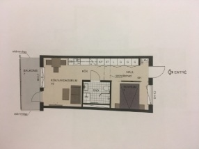 Bild 1. Lägenhet, Grindtorps Skolgränd, Täby 