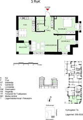 Photo 1. Apartment, Kyrkogatan, Luleå 