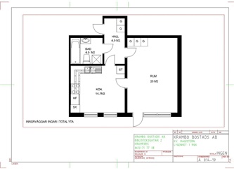Photo 1. Apartment, Fridhemsvägen, Kramfors 