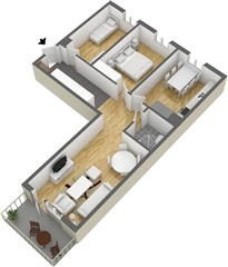 Photo 1. Apartment, Mariedalsgatan, Karlstad 