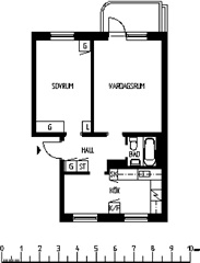 Photo 1. Apartment, Östergatan, Luleå 