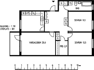 Photo 1. Apartment, Åkerbärsstigen, Luleå 