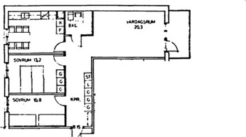 Bild 1. Lägenhet, Mariedalsgatan, Karlstad 