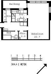 Photo 1. Apartment, Stocksnäsvägen, Eksjö 